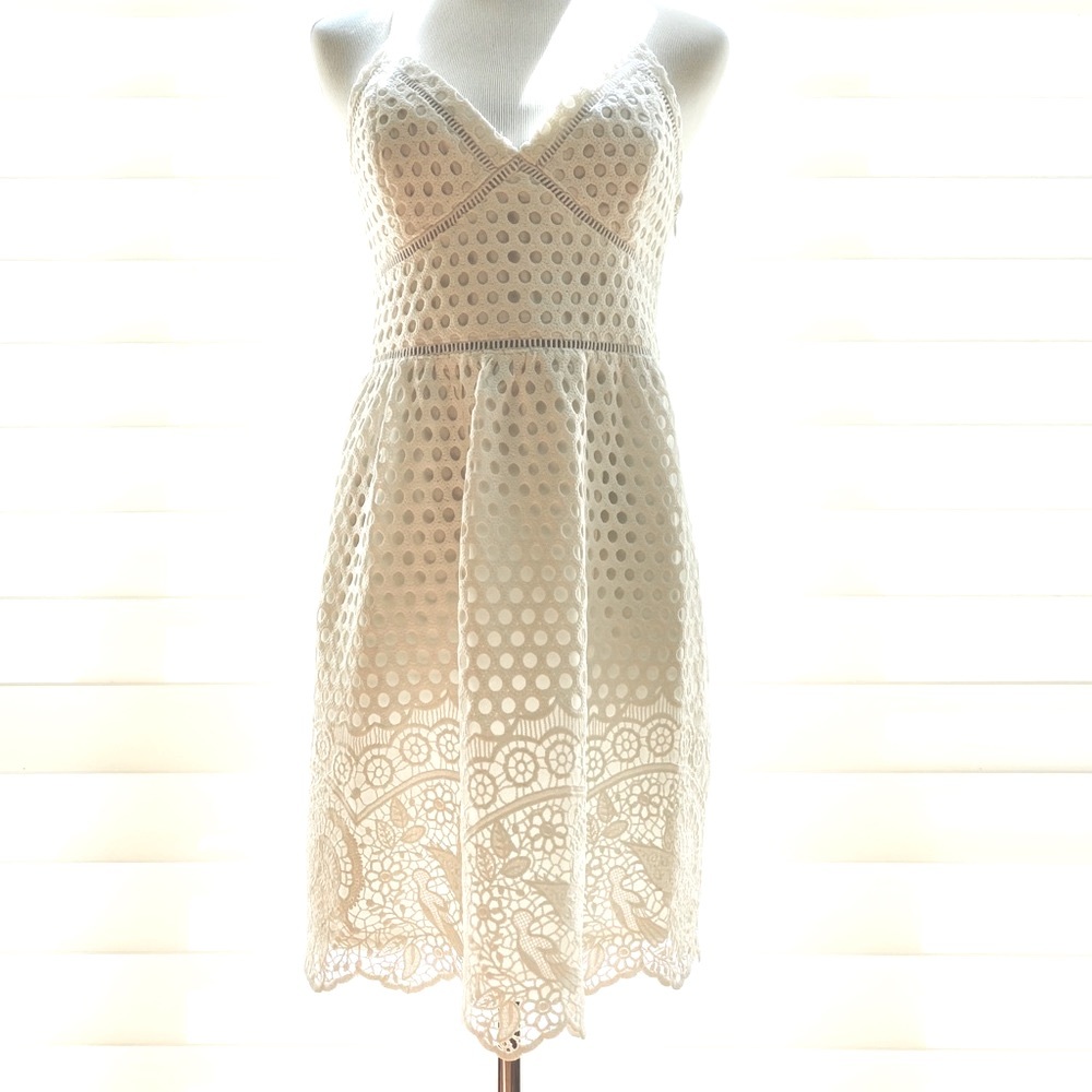 NWT Abercrombie & Fitch White Dress Crisscross